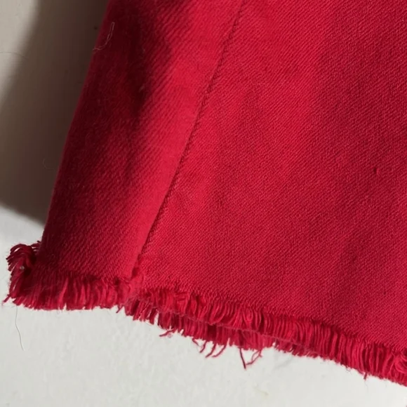 Men's True Religion Ricky Red Denim Shorts - Picture 7 of 11